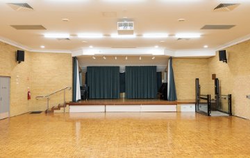 Stirling Leisure - Inglewood Community Centre stage